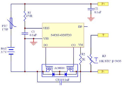 3.7V 4000mAh 手持测绘仪锂电池设计方案